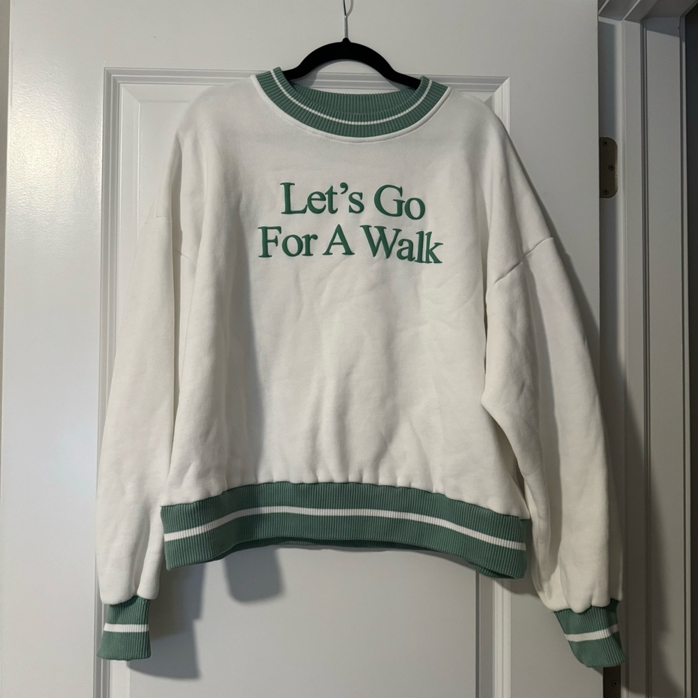 Let’s go for a walk sweatshirt